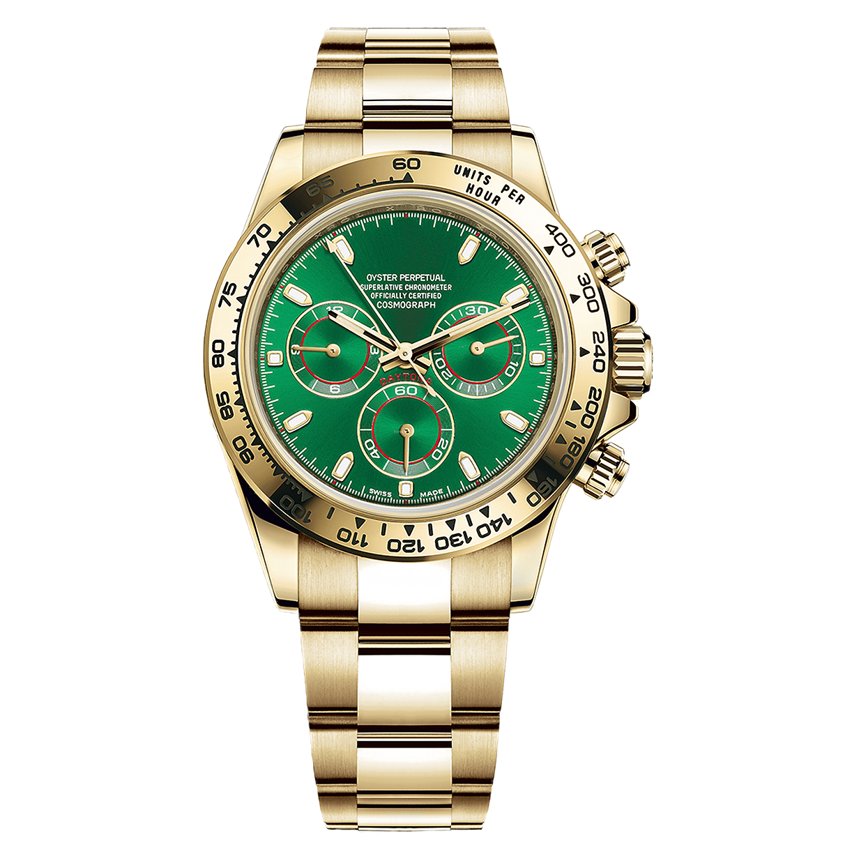 Cosmograph Daytona 116508 0013 green dial 40MM Ourtimesto